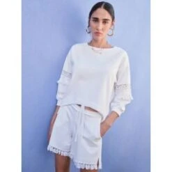 Kurzer Freizeitanzug BIANCO No. 2 Weiß Von Fiori Di Chiara