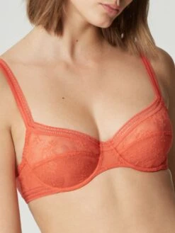 Tüllspitze Bügel-BH MISS LEJABY Von Maison Lejaby -Amoena Verkaufs-Shop balconette bh mit spitze orange misslejaby chili maison lejaby 1 2