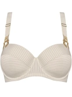 Balconette BH GLORIA STYLE Pristine Gold D-Cup Von Marlies Dekkers -Amoena Verkaufs-Shop bh creme gold gestreift 195401 gloria marlies dekkers