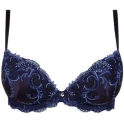 Gefütterter Seiden BH SPLENDEUR SOIE Von Lise Charmel -Amoena Verkaufs-Shop bh gefuettert seide acc8580b dunkelblau 5276 splendeur soie lise charmel 2 1