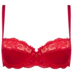 Seiden BH SPLENDEUR SOIE Von Lise Charmel -Amoena Verkaufs-Shop bh halbschale seide acc3080b rot 2478 splendeur soie lise charmel 2