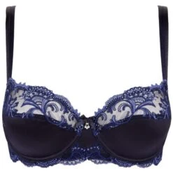Seiden BH SPLENDEUR SOIE Von Lise Charmel -Amoena Verkaufs-Shop bh halbschale seide acc3080d dunkelblau 5276 splendeur soie lise charmel 2