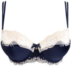 Seiden BH SPLENDEUR SOIE Von Lise Charmel -Amoena Verkaufs-Shop bh halbschale seide acc3080d marine 5197 splendeur soie lise charmel 2