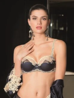 Seiden BH SPLENDEUR SOIE Von Lise Charmel -Amoena Verkaufs-Shop bh halbschale seide acc3080d marine 5197 splendeur soie lise charmel 4