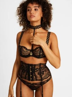 BH PRECIOUS TALE Mit Leavers Spitze Von Aubade -Amoena Verkaufs-Shop bh strapsguertel ref14 re52 schwarz precious tale aubade 1