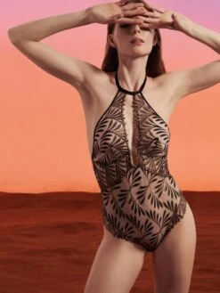 Body SENSORY ILLUSION Von Aubade X Iris Van Herpen -Amoena Verkaufs-Shop body gold schwarz rc86 sensory illusion aubade 2