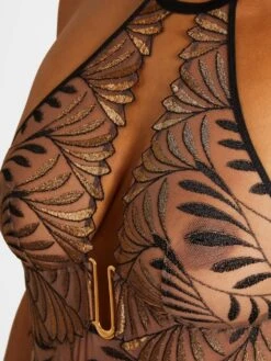 Body SENSORY ILLUSION Von Aubade X Iris Van Herpen -Amoena Verkaufs-Shop body gold schwarz rc86 sensory illusion aubade 9