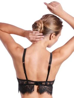 Bralette BLACK SWAN Spitze Von Prelude Milano -Amoena Verkaufs-Shop bralette buegel schwarz ys284 black swan prelude 2