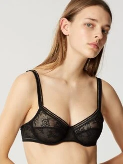 Tüllspitze Bügel-BH MISS LEJABY Von Maison Lejaby -Amoena Verkaufs-Shop buegel bh schwarz 16433 miss lejaby maison lejaby 1 1