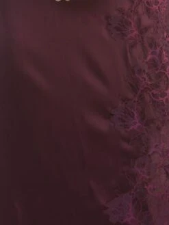 Seta Superior Seiden-Morgenmantel SUPERBO Von Cotton Club -Amoena Verkaufs-Shop farbfeld seide spitze pflaume seta superior cotton club 2