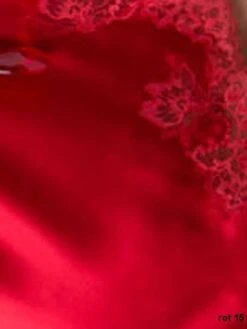 Seta Superior Seiden-Morgenmantel SUPERBO Von Cotton Club -Amoena Verkaufs-Shop farbfeld seide spitze rot seta superior cotton club