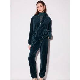 Hausanzug NICKI Waldgrün Zwei-teilig Von Chiara Fiorini 1 Hausanzug NICKI Waldgrün Zwei-teilig Von Chiara Fiorini