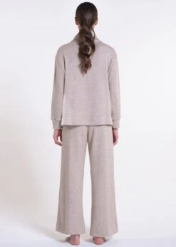 Feinstrick Hausanzug LOUNGE No. 5 Beige Viscose Von Verdiani 7 Feinstrick Hausanzug LOUNGE No. 5 Beige Viscose Von Verdiani -Amoena Verkaufs-Shop hausanzug viscose feinstrick beige 8808 loungewear verdiani 2