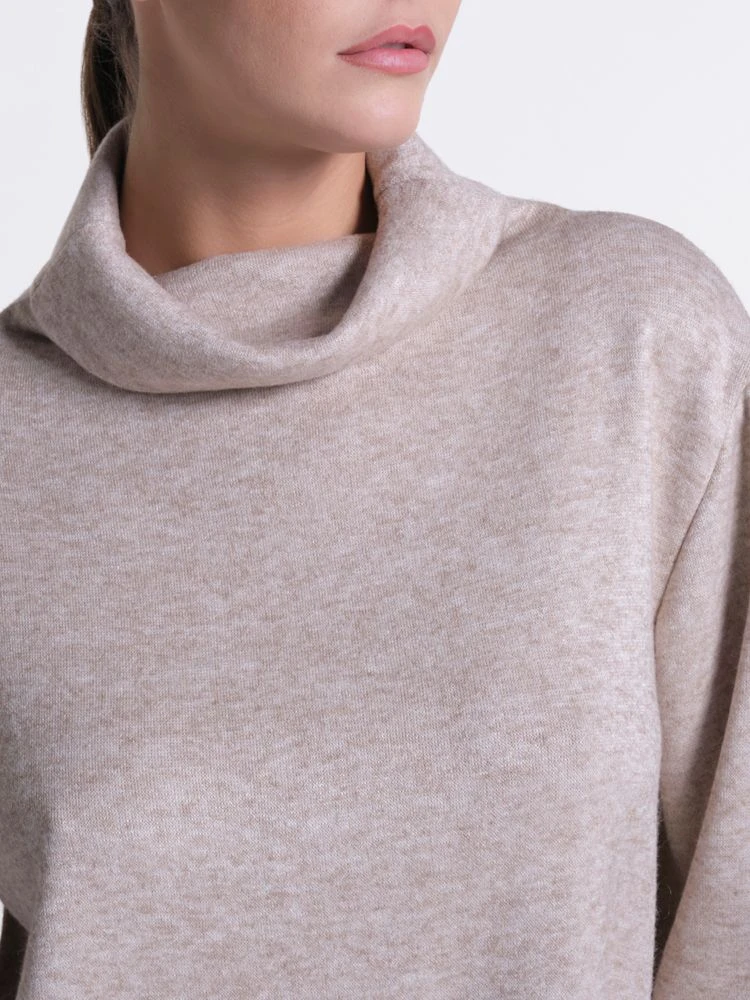 Feinstrick Hausanzug LOUNGE No. 5 Beige Viscose Von Verdiani 3 Feinstrick Hausanzug LOUNGE No. 5 Beige Viscose Von Verdiani – Bild 3