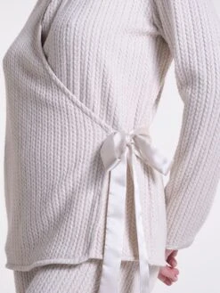 Hausanzug LOUNGE No. 6 Wollweiß Viscose Von Verdiani -Amoena Verkaufs-Shop hausanzug viscose strick beige 8800 loungewear verdiani 3