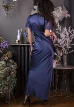 Stretchseide Nachtkleid Lang NINA Von Marjolaine -Amoena Verkaufs-Shop ka nachtkleid jeans nude 4nin3002 marjolaine 5