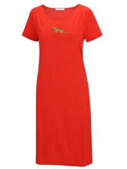 Viscose Strandkleid PANTHER Von Fürstenberg -Amoena Verkaufs-Shop kleid rot 93230459 fuerstenberg 1 1 2