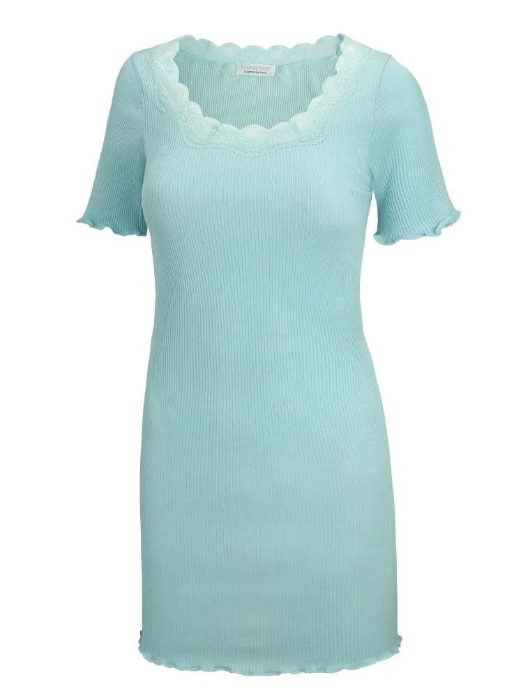 70% Seide 30% Baumwolle Kurzarm Nachthemd RIPP Von Eva B. Bitzer 4 70% Seide 30% Baumwolle Kurzarm Nachthemd RIPP Von Eva B. Bitzer – Bild 4