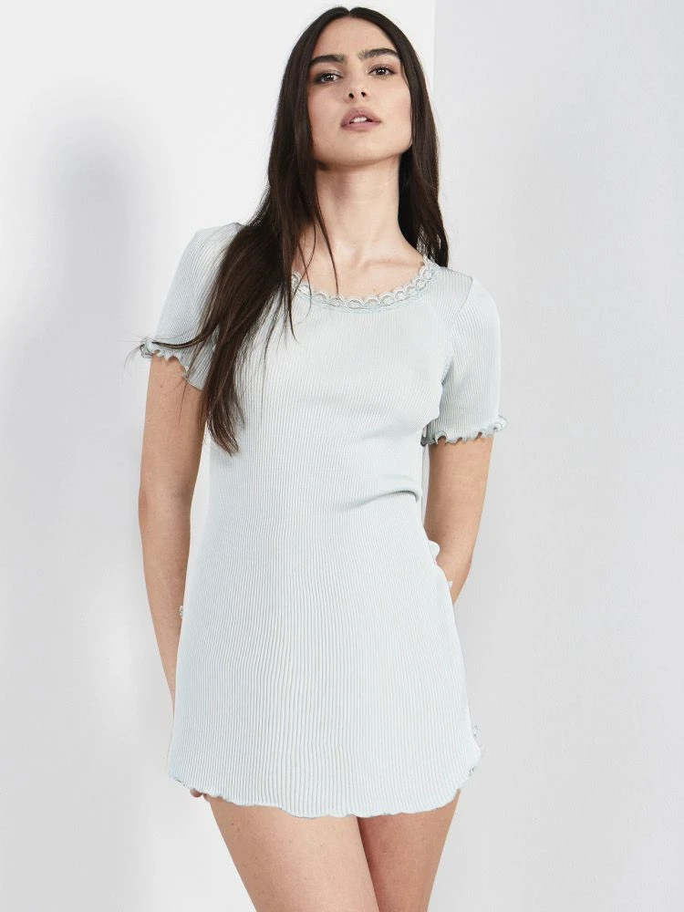 70% Seide 30% Baumwolle Kurzarm Nachthemd RIPP Von Eva B. Bitzer 6 70% Seide 30% Baumwolle Kurzarm Nachthemd RIPP Von Eva B. Bitzer – Bild 6