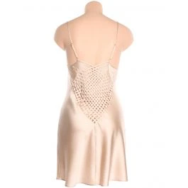 Seidennachthemd FIDJI SATIN Stretchseide Von Marjolaine 1 Seidennachthemd FIDJI SATIN Stretchseide Von Marjolaine