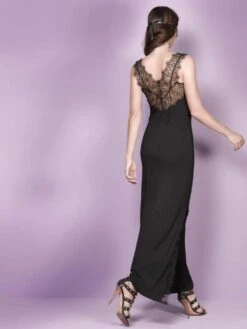 Modal Nachtkleid AURORA Schwarz Von Escora -Amoena Verkaufs-Shop modal nachtkleid schwarz 1693 e257 400 escora 2