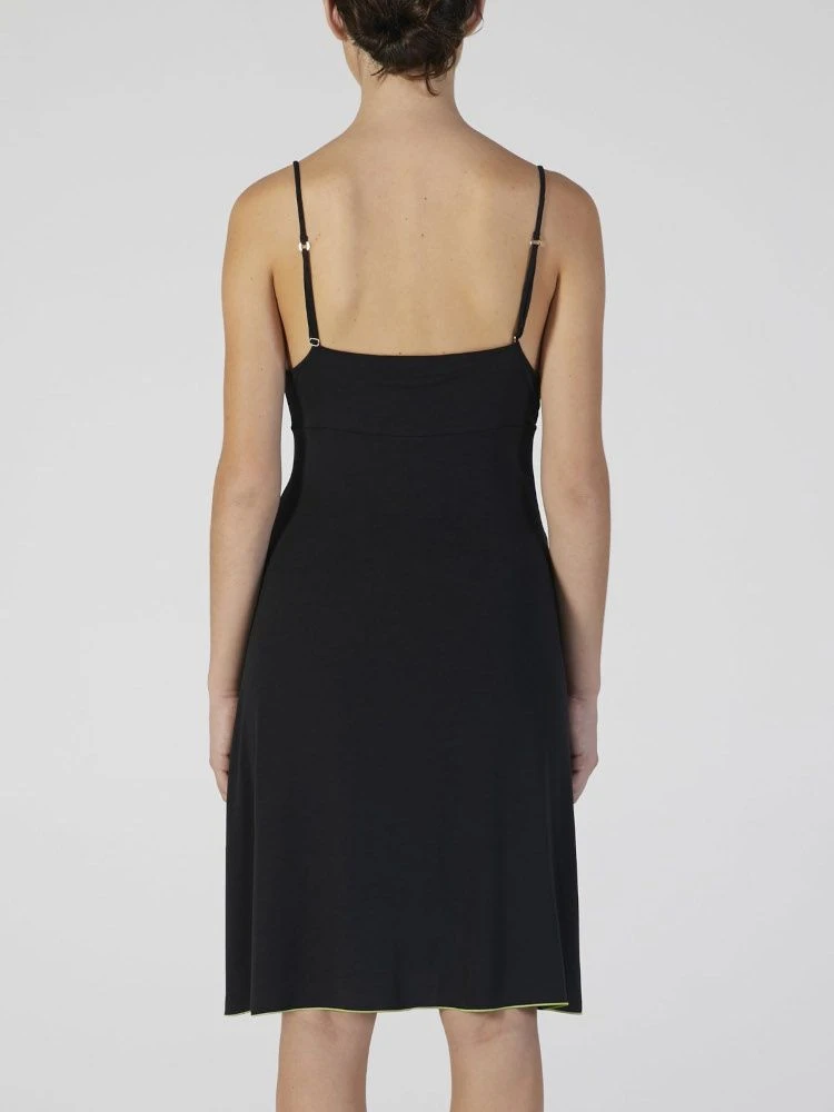 Modal Nachthemd Kurz Schwarz-kiwigrün Von Verdiani 4 Modal Nachthemd Kurz Schwarz-kiwigrün Von Verdiani – Bild 4