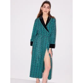 Hausmantel PAVONE VELOUR Von Chiara Fiorini 1 Hausmantel PAVONE VELOUR Von Chiara Fiorini