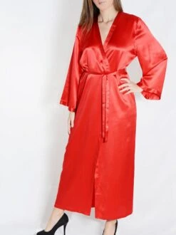 100% Seide Morgenmantel Lang LAURIAN Marjolaine 31 100% Seide Morgenmantel Lang LAURIAN Marjolaine -Amoena Verkaufs-Shop morgenmantel seide laurian ecarlate rot marjolaine 5 1