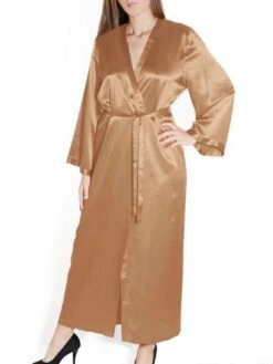 100% Seide Morgenmantel Lang LAURIAN Marjolaine 30 100% Seide Morgenmantel Lang LAURIAN Marjolaine -Amoena Verkaufs-Shop morgenmantel seide laurian goldbeige marjolaine 1 4 1