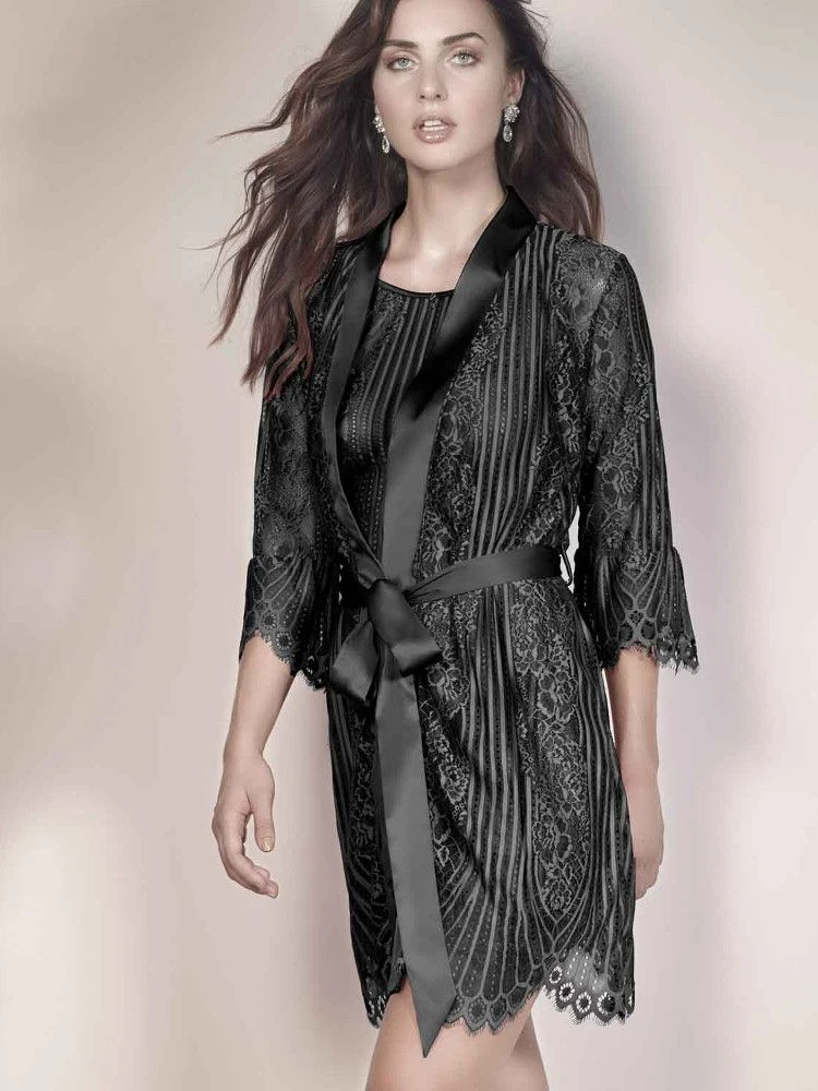 Spitze Morgenmantel JOSEPHINE Von Escora 7 Spitze Morgenmantel JOSEPHINE Von Escora – Bild 7