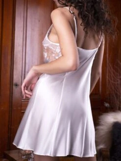 Stretchseide Nachthemd NINA Bunt Marjolaine 28 Stretchseide Nachthemd NINA Bunt Marjolaine -Amoena Verkaufs-Shop nachthemd nina naturel nude 4nin0101 marjolaine 5