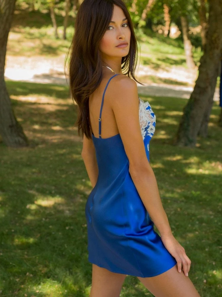 100% Seide Nachthemd MARJOLIE No. 1 Marjolaine 7 100% Seide Nachthemd MARJOLIE No. 1 Marjolaine – Bild 7