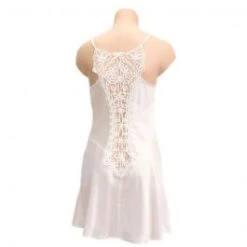 Seidennachthemd 100% Seide SOIE UNIE "177" Von Marjolaine