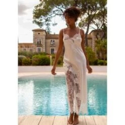 Seide Neglige NYMPHE No. 4 Lang Stretchseide Marjolaine