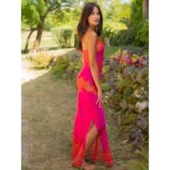 100% Seide Neglige Lang MELINDA Von Marjolaine