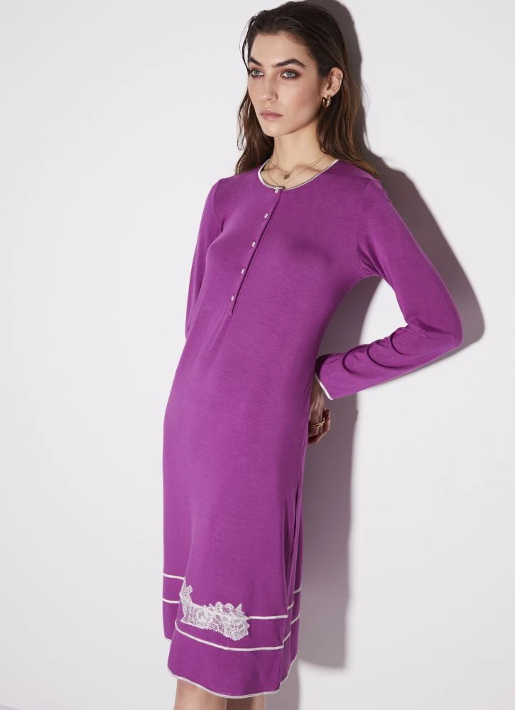 Modal Nachthemd Mit Knopfleiste Von Chiara Fiorini 2 Modal Nachthemd Mit Knopfleiste Von Chiara Fiorini – Bild 2