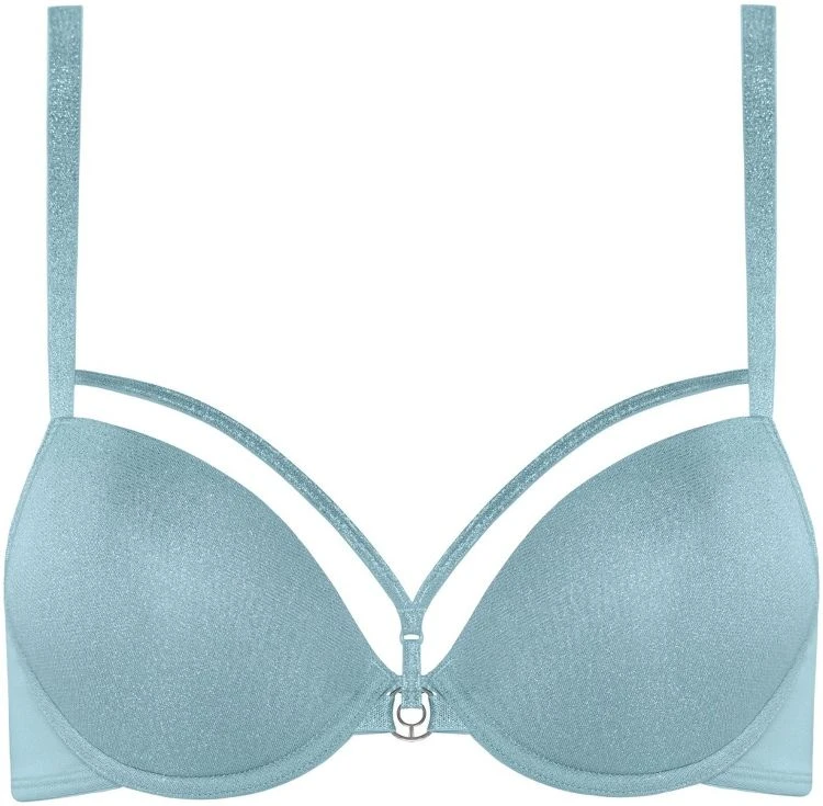 Push-Up BH SPACE ODYSSEY STYLE Shining Blue And Silver Von Marlies Dekkers 2 Push-Up BH SPACE ODYSSEY STYLE Shining Blue And Silver Von Marlies Dekkers – Bild 2