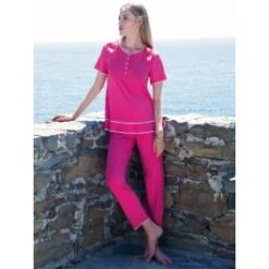 Modal Pyjama SUMMER MAGENTA No.4 Pink Von Chiara Fiorini
