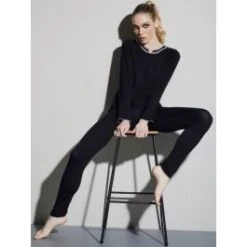 Modal Schlafanzug WKND No. 2 Schwarz-puder Von Verdiani