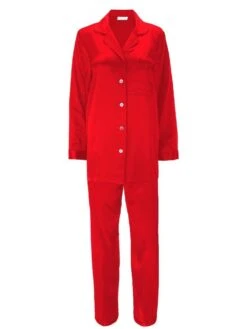 100% Seide Pyjama KLASSIK SATIN Von Eva B. Bitzer 16 100% Seide Pyjama KLASSIK SATIN Von Eva B. Bitzer -Amoena Verkaufs-Shop pyjama seide satin 27319871 rubinrot eva bitzer 1