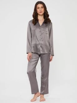 Seide Pyjama 2-tlg. SETA No. 9 Von Chiara Fiorini -Amoena Verkaufs-Shop schlafanzug seide dunkelgrau gc180 chiara fiorini 1 2 1 1