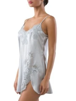 Seta Superior Seiden-Negligé SPLENDIDA Satin Von Cotton Club -Amoena Verkaufs-Shop seide dessous 3vb splendida francesina af seta superior cotton club 6