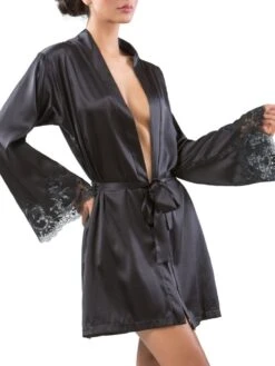 Seta Superior Seiden-Morgenmantel SUPERBO Von Cotton Club -Amoena Verkaufs-Shop seide dessous 6vb superbo kimono 05 seta superior cotton club