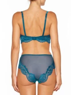 Seide Triangel BH ADRIANA Von Millesia -Amoena Verkaufs-Shop seide dessous adriana m1325 m1385 tuerkis blau millesia lingerie 2