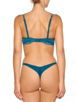 Seide Push-Up BH ADRIANA Von Millesia -Amoena Verkaufs-Shop seide dessous adriana m1332 m3188 tuerkis blau millesia lingerie 2