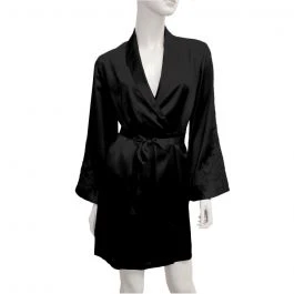 100% Seide Morgenmantel BACCARAT Kurz Französische Spitze Von Marjolaine 1 100% Seide Morgenmantel BACCARAT Kurz Französische Spitze Von Marjolaine