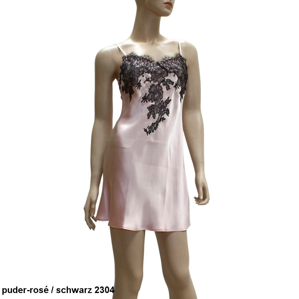 100% Seide Nachthemd BACCARAT Calais Spitze Von Marjolaine 3 100% Seide Nachthemd BACCARAT Calais Spitze Von Marjolaine – Bild 3