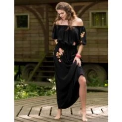 100% Seide Kleid ERIS Crepe Georgette Von Marjolaine