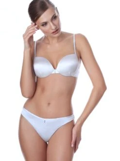 Seide Push-Up BH Von Prelude Milano -Amoena Verkaufs-Shop seide string bh ys194 yd194 silber prelude