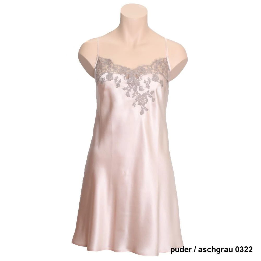 100% Seide Nachthemd CAPRICE Mit Französischer Spitze Von Marjolaine 2 100% Seide Nachthemd CAPRICE Mit Französischer Spitze Von Marjolaine – Bild 2